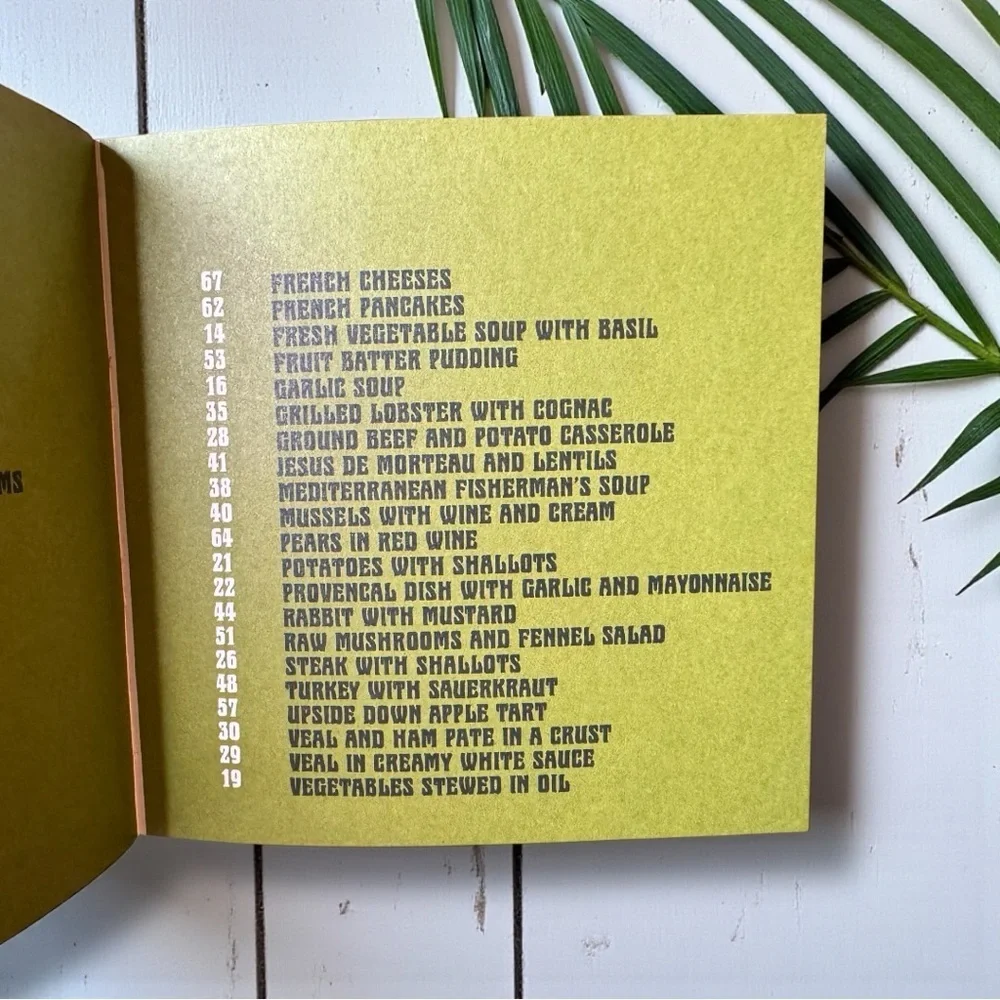 French Favourites – Vintage 1969 French Cookbook | Dust Jacket